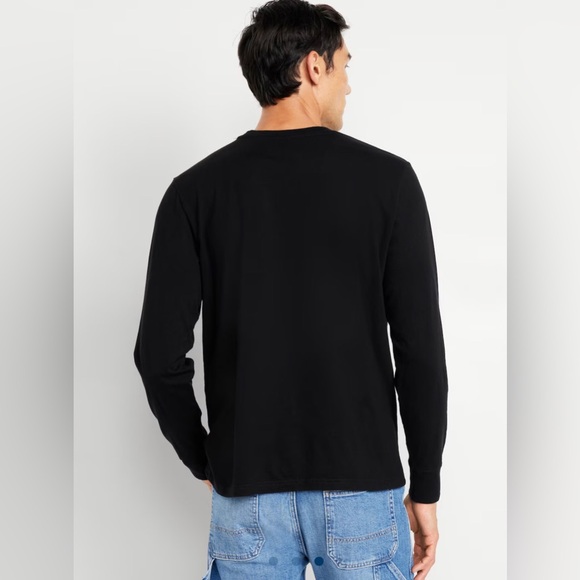 🆕 3-Pack Old Navy Men’s Rotation Crew Neck Long Sleeve T-Shirt Black XLarge XL - Picture 3 of 14